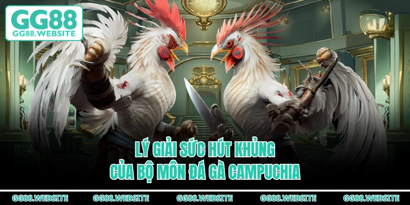 Lý giải sức hút khủng của bộ môn đá gà campuchia