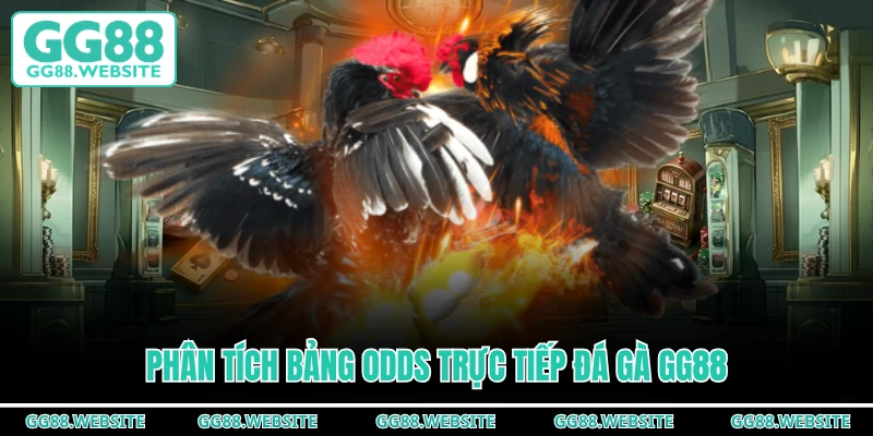 Phân tích bảng odds trực tiếp đá gà GG88