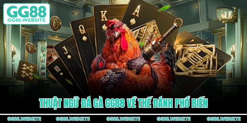 Thuật ngữ đá gà GG88 về thế đánh phổ biến